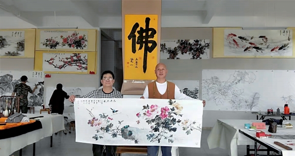 著名画家赫永昌莅临五台山书画艺术研究院西双版纳分院